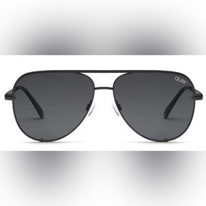 Quay Black High Key Aviators